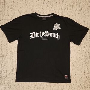 Fubu Dirty South City Series Collection Old English T-Shirt Vintage 90s-Y2K